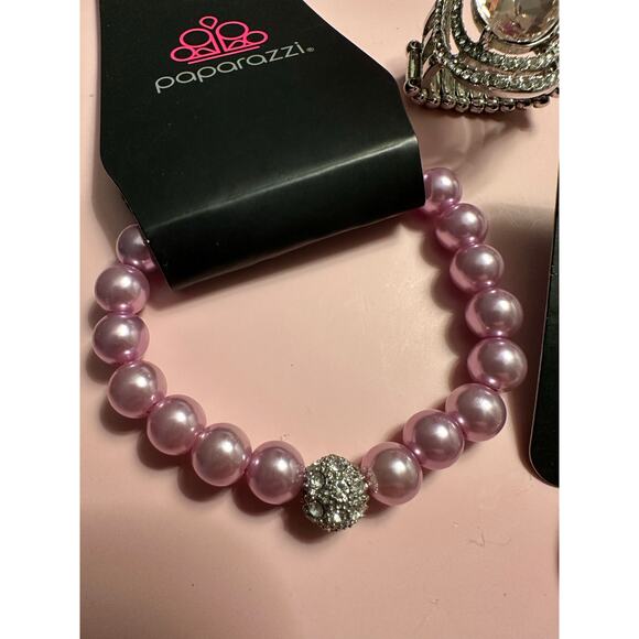 Paparazzi Pink Jewelry Set - Picture 3 of 4